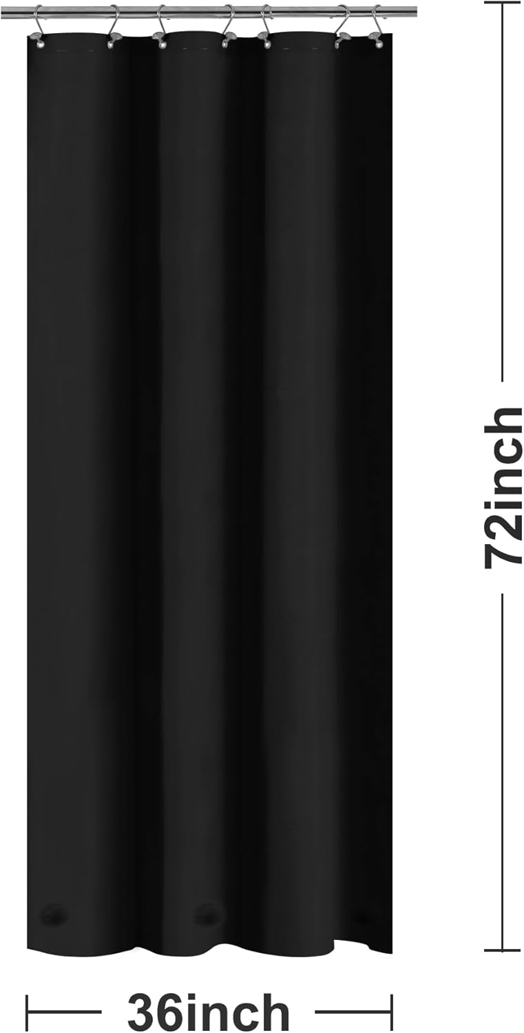 White Shower Curtain Liner Standard Size