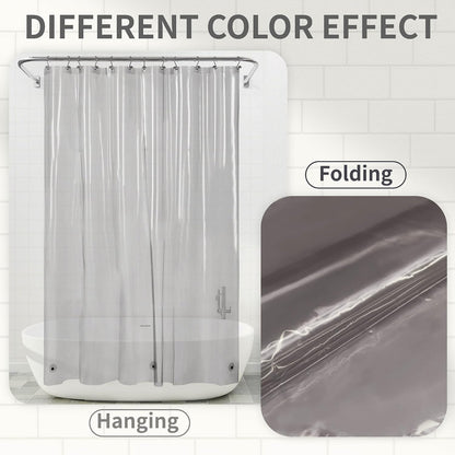 White Shower Curtain Liner Standard Size