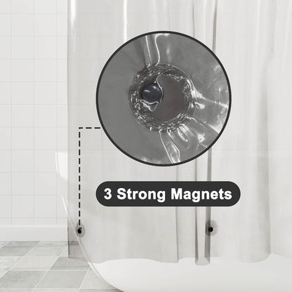 White Shower Curtain Liner Standard Size
