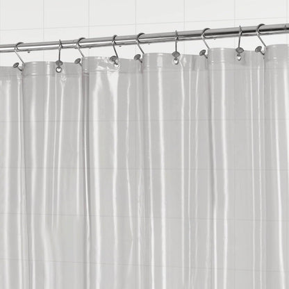 White Shower Curtain Liner Standard Size