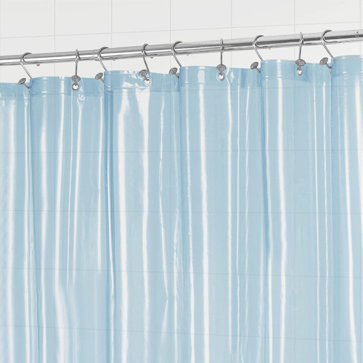 White Shower Curtain Liner Standard Size