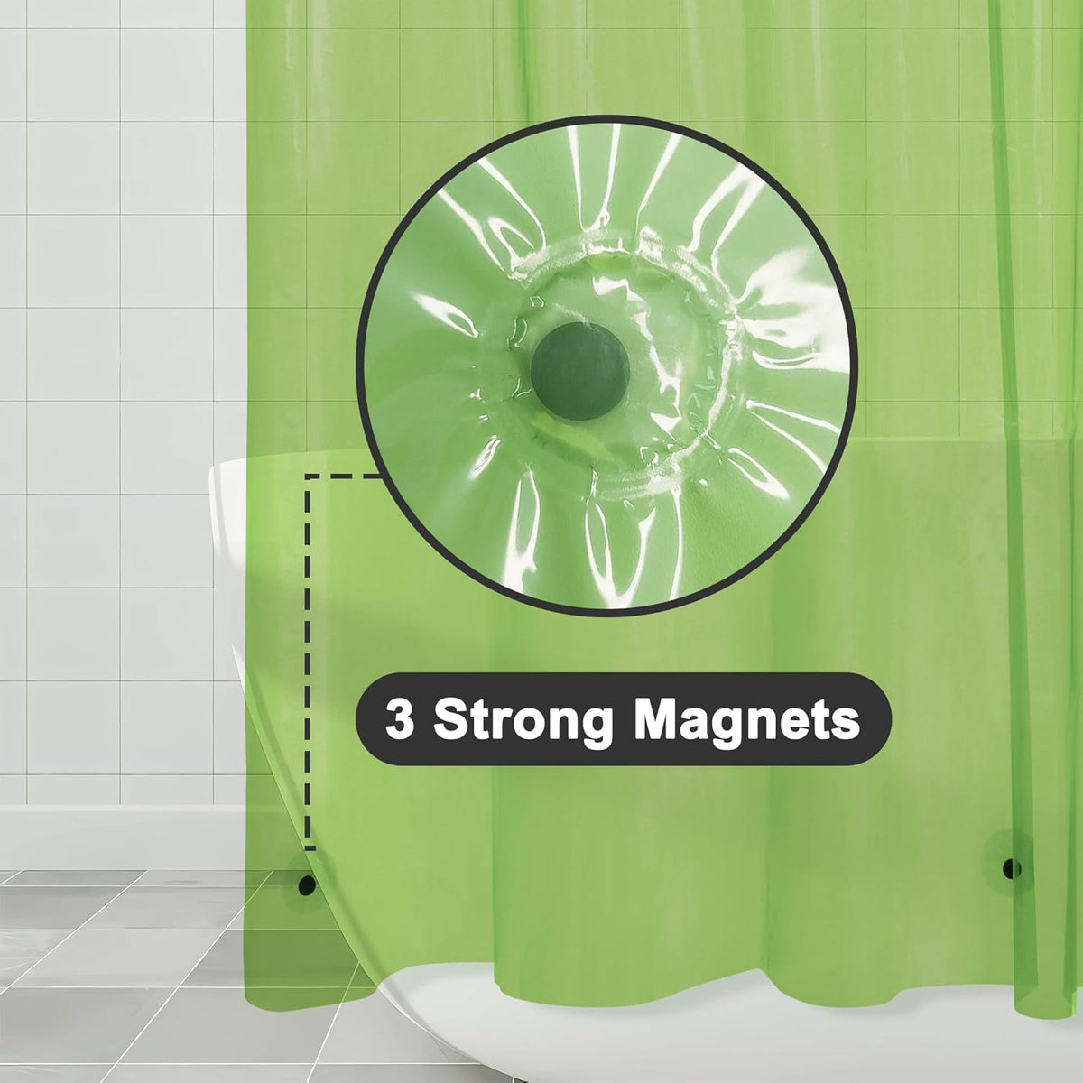 White Shower Curtain Liner Standard Size