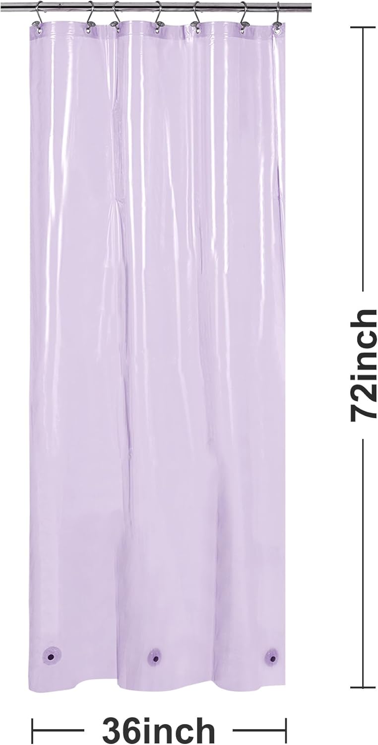 White Shower Curtain Liner Standard Size