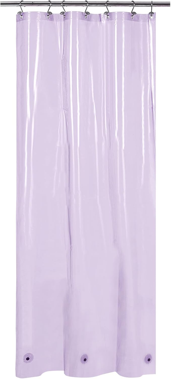 White Shower Curtain Liner Standard Size