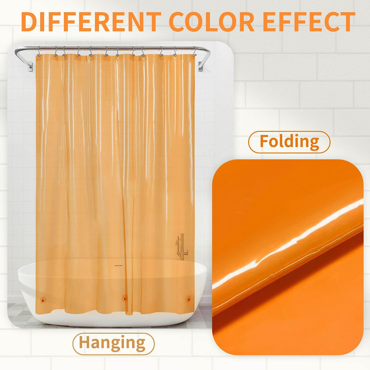 White Shower Curtain Liner Standard Size