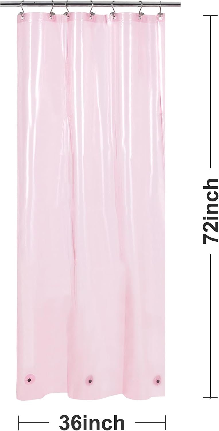 White Shower Curtain Liner Standard Size