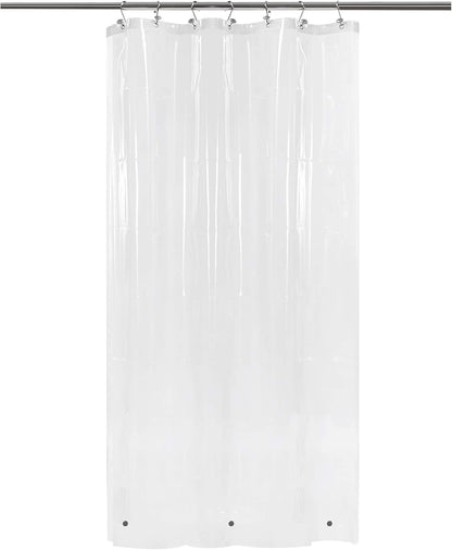 White Shower Curtain Liner Standard Size
