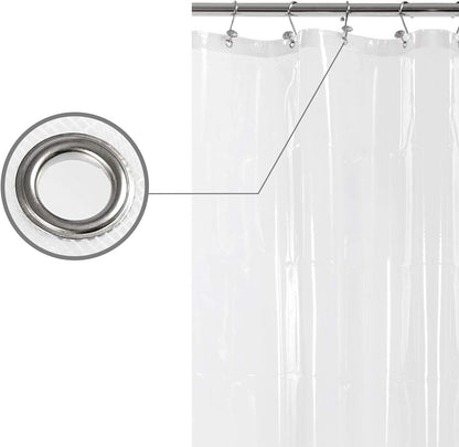 White Shower Curtain Liner Standard Size