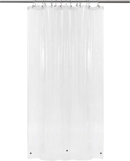 White Shower Curtain Liner Standard Size