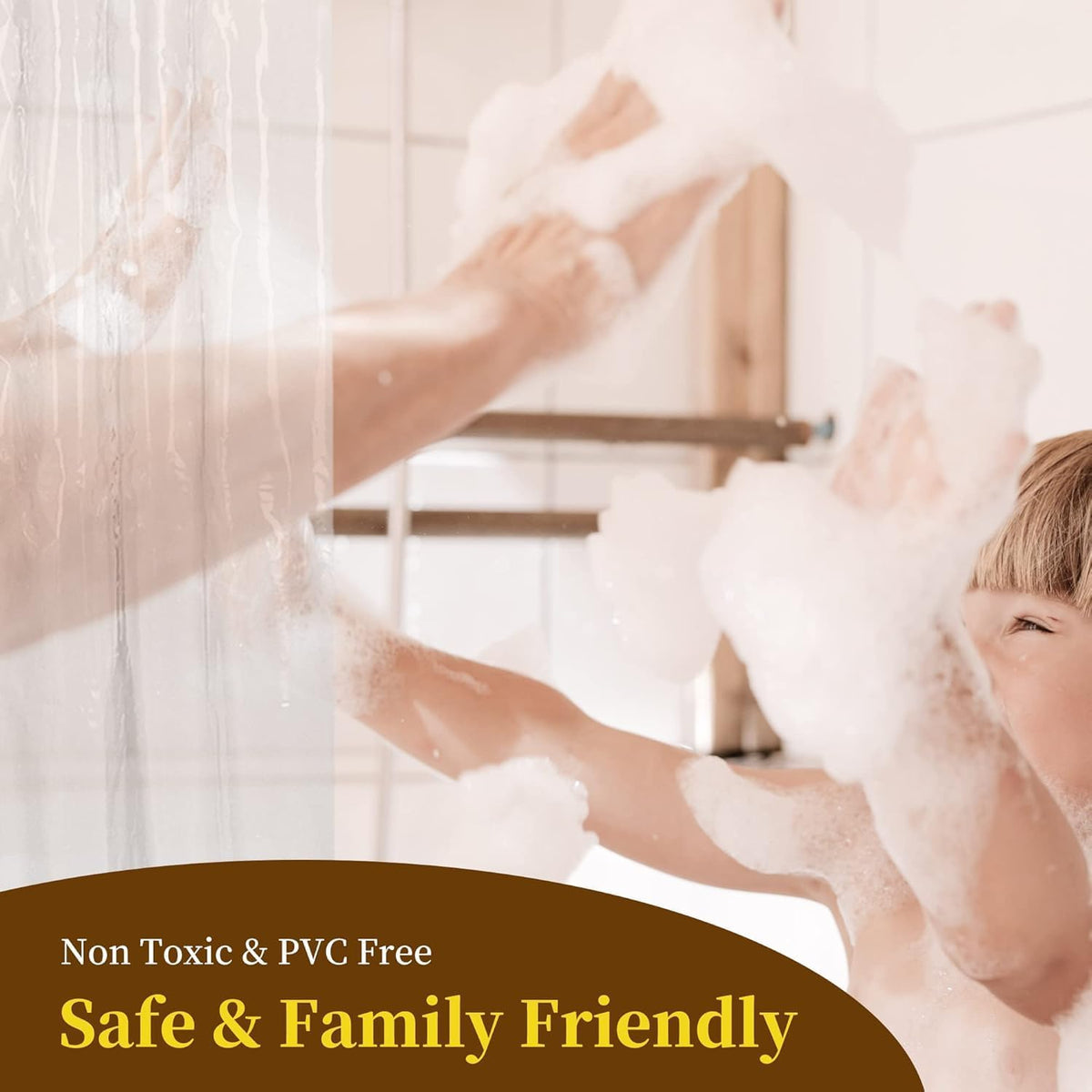 White Shower Curtain Liner Standard Size