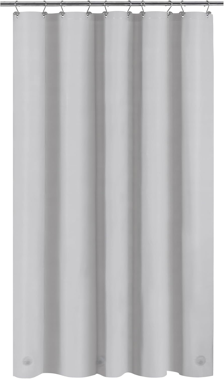 White Shower Curtain Liner Standard Size