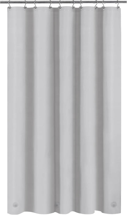 White Shower Curtain Liner Standard Size