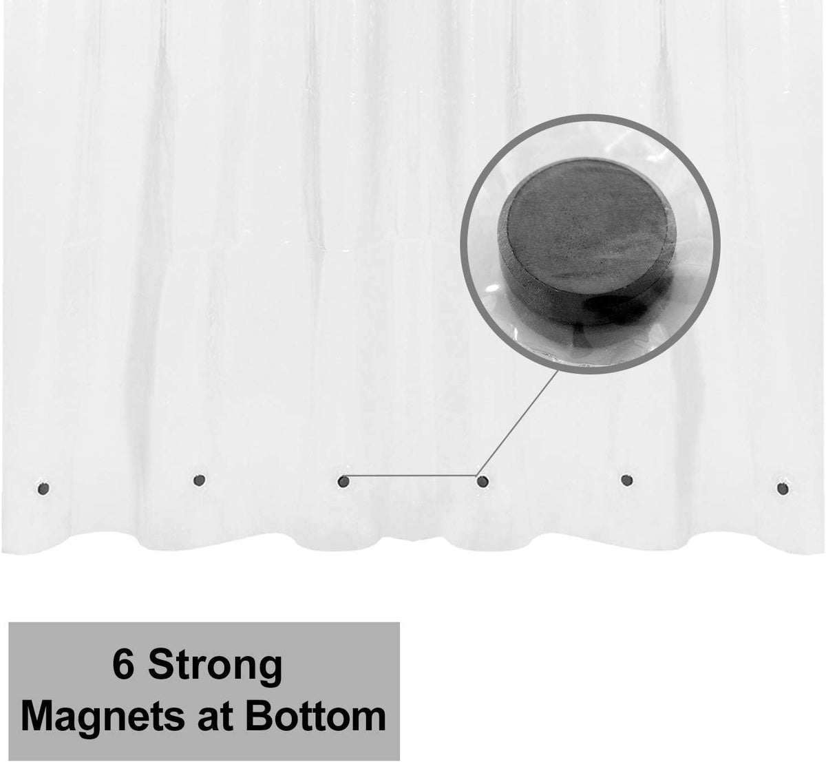 White Shower Curtain Liner Standard Size
