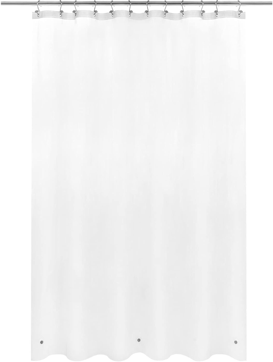 White Shower Curtain Liner Standard Size