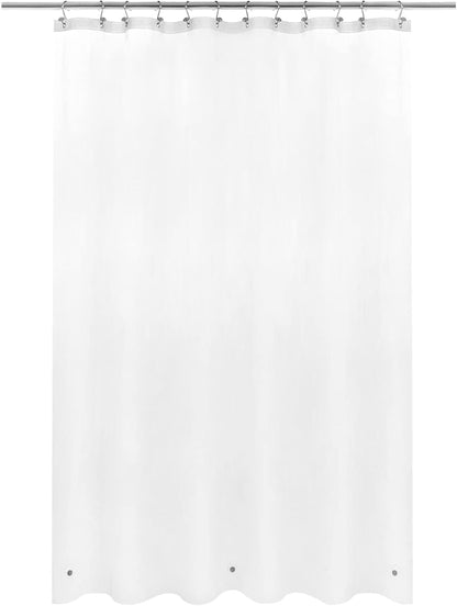 White Shower Curtain Liner Standard Size