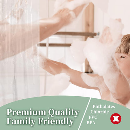 White Shower Curtain Liner Standard Size
