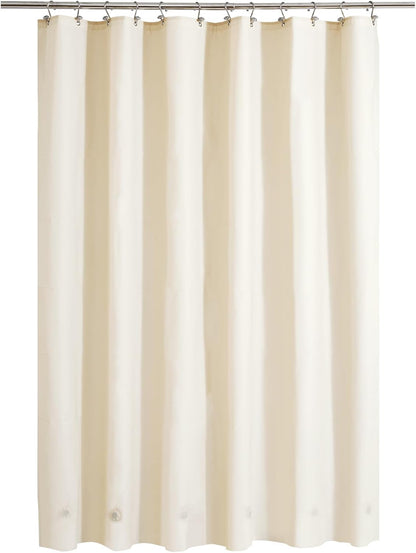 White Shower Curtain Liner Standard Size
