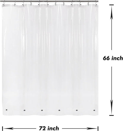 White Shower Curtain Liner Standard Size