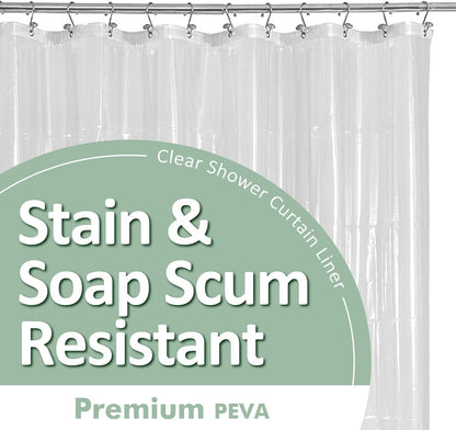 White Shower Curtain Liner Standard Size