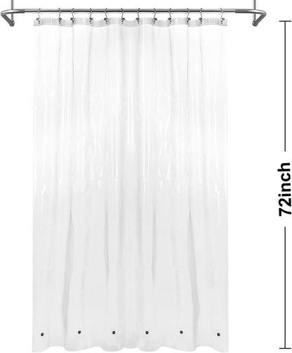 White Shower Curtain Liner Standard Size