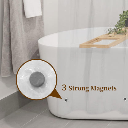 White Shower Curtain Liner Standard Size