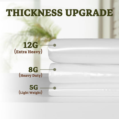 White Shower Curtain Liner Standard Size