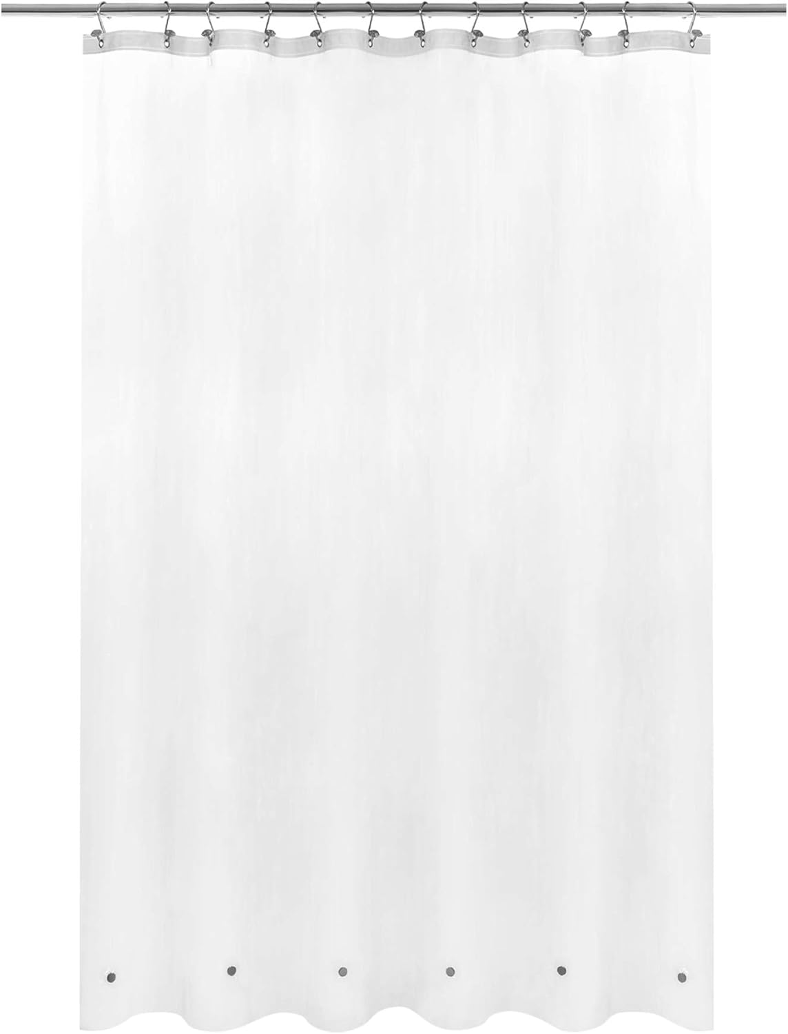 White Shower Curtain Liner Standard Size