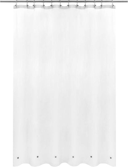 White Shower Curtain Liner Standard Size