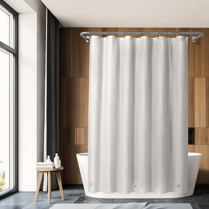 White Shower Curtain Liner Standard Size