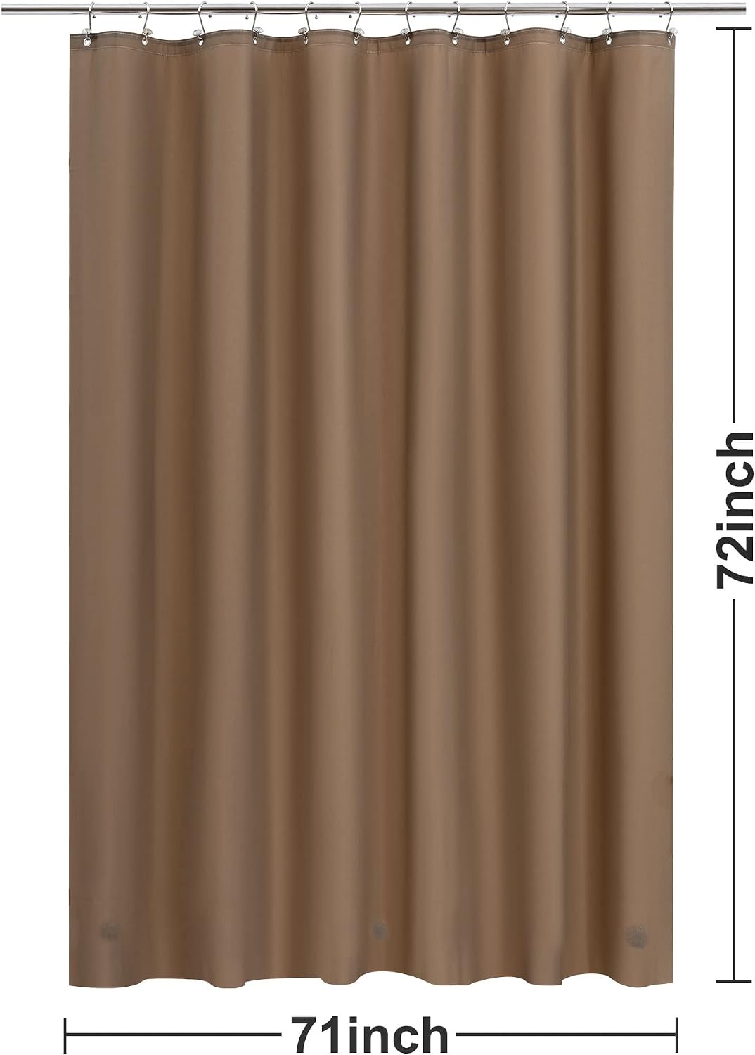 White Shower Curtain Liner Standard Size