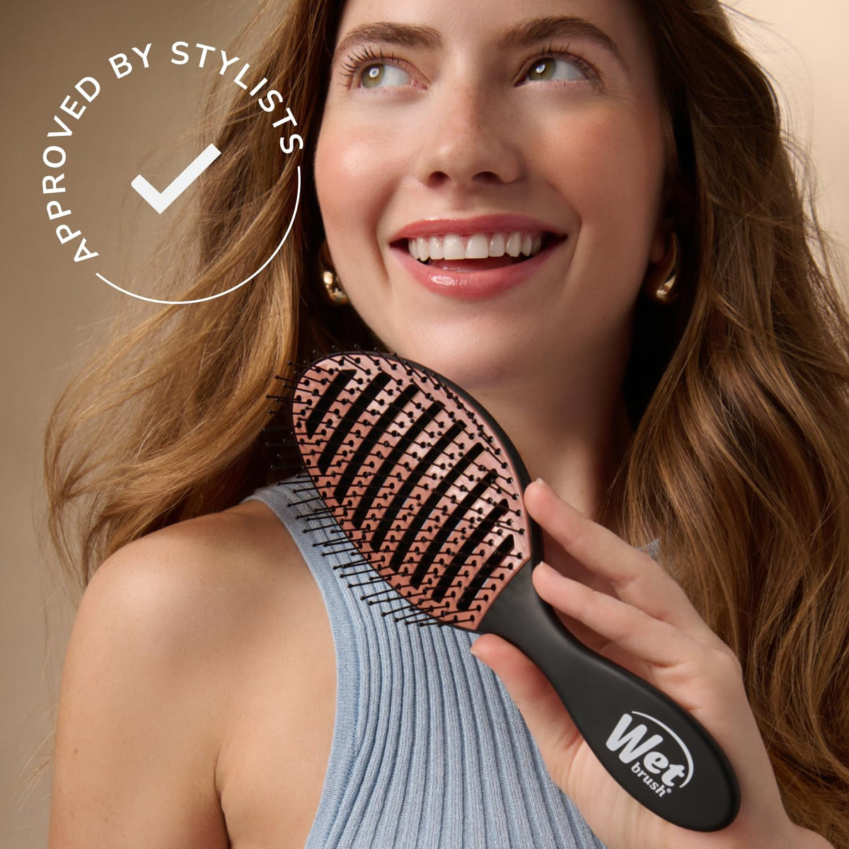 Ceramic Speed Dry Detangler, Black, Vented Blow-Dry Hair Brush