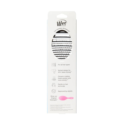 Ceramic Speed Dry Detangler, Black, Vented Blow-Dry Hair Brush