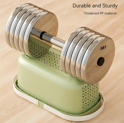Plastic Organizer Storage Basket with Handles Portable Large Capacity Shower Caddy Basket with Drainage Holes for Bathroom Living Room College Dorm Room (Green)