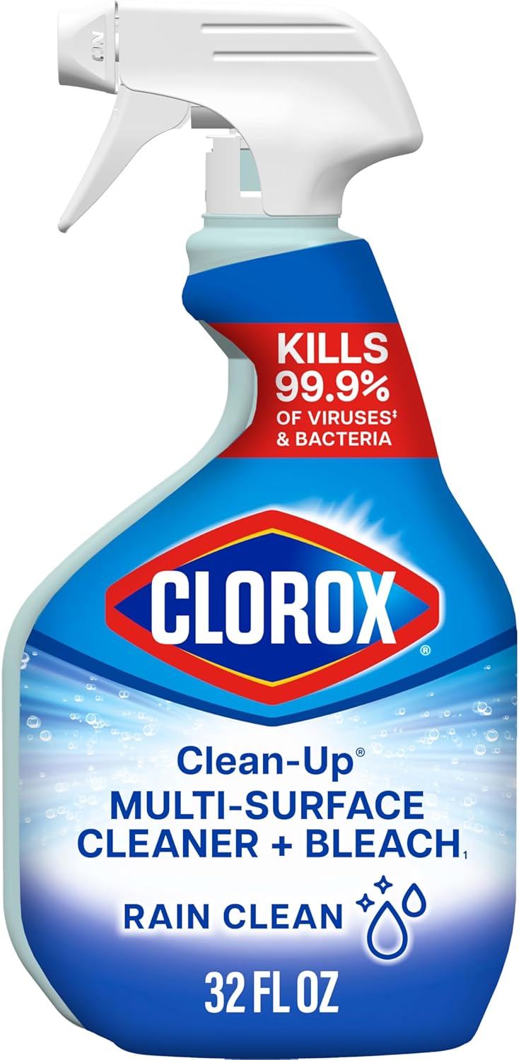 Clean-Up Multi-Surface Cleaner with Bleach, Rain Clean, Spray, 32 Fl Oz (Package May Vary)
