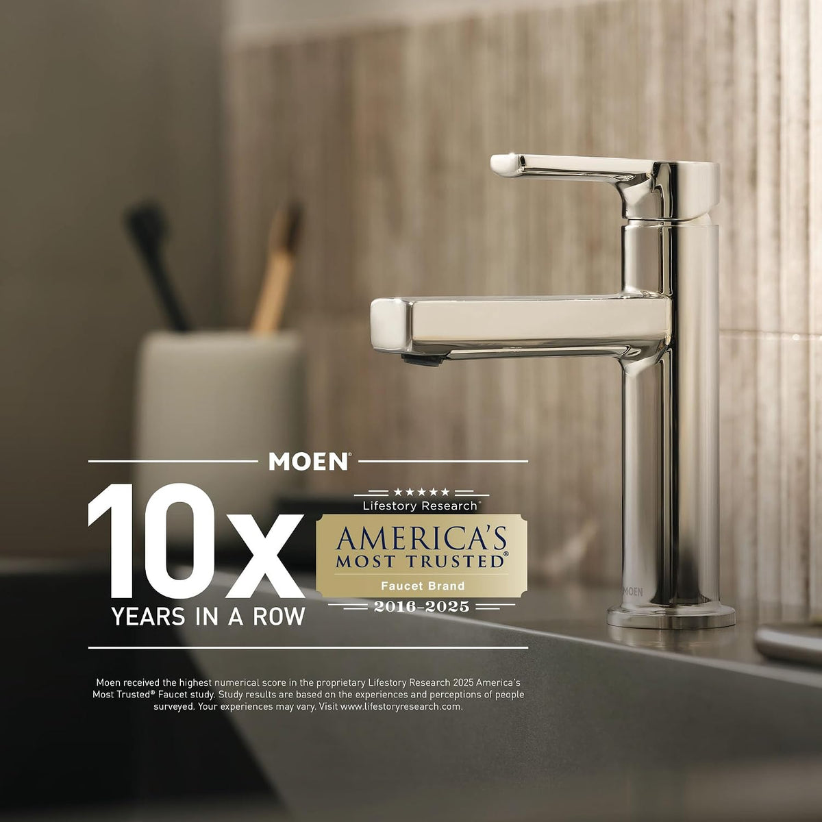 Sage Collection Spot Resist Brushed Nickel 24-Inch Double Bathroom Towel Bar, Wall Mounted Bath Hanger with Two Rods, DN6822BN