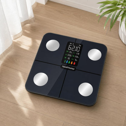Smart Scale for Body Weight – Large Display Digital Scales with BMI, Body Fat, Muscle Mass, Professional Accurate to 0.05lb Bathroom Scales with Bluetooth APP Body Metrics