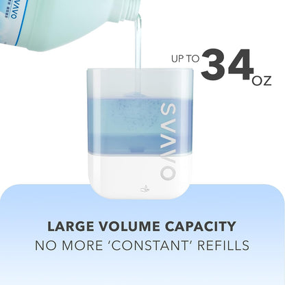 Automatic Soap Dispenser Hand Soap Dispenser Wall Mount 600m/21 fl.oz, Touchless Electric Sensor Pump Battery Operated for Offices Home Kitchen Bathroom Hotel Restaurant Commercial