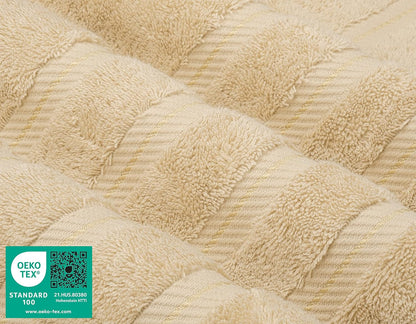 100% Cotton Luxury Turkish Towels, 4 PC Bath Towel Set
