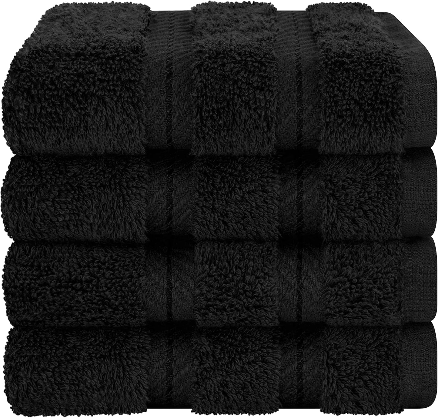 100% Cotton Luxury Turkish Towels, 4 PC Bath Towel Set