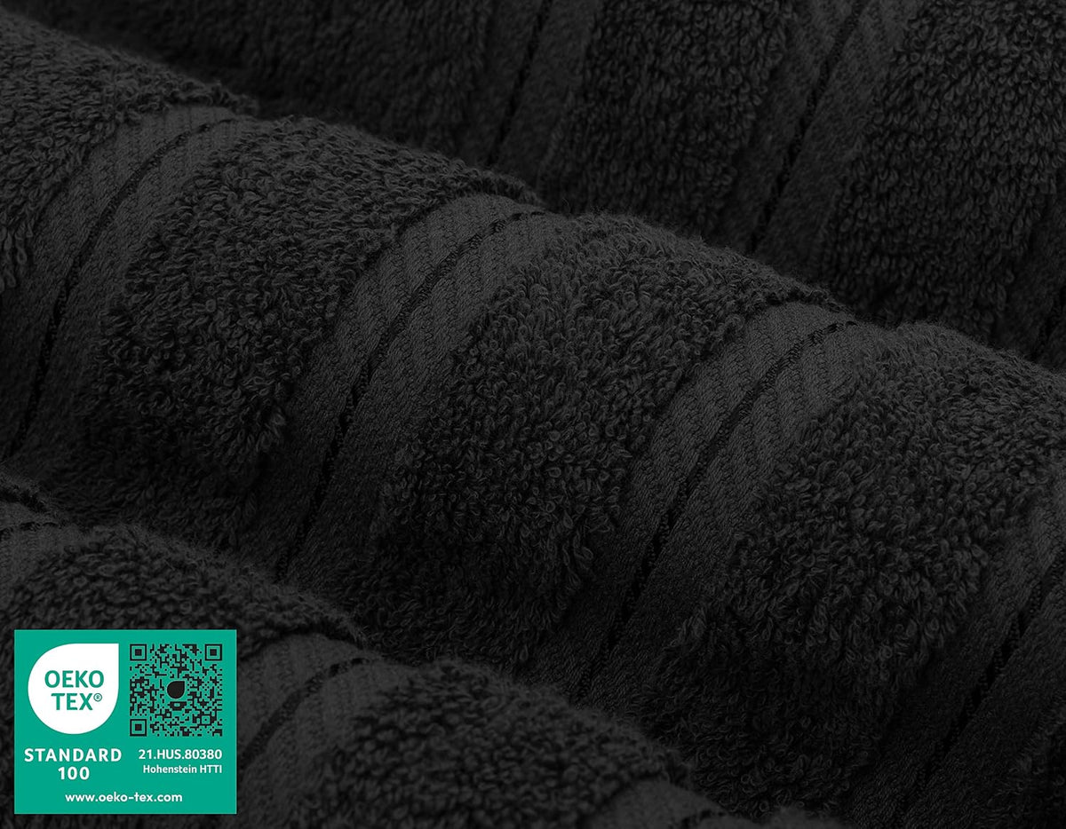 100% Cotton Luxury Turkish Towels, 4 PC Bath Towel Set