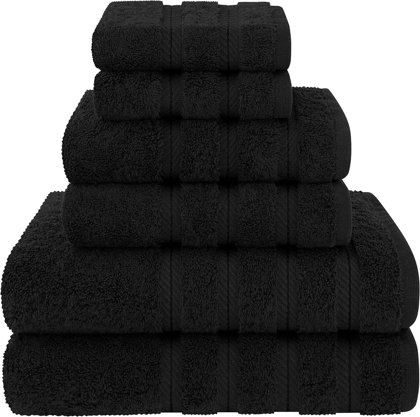 100% Cotton Luxury Turkish Towels, 4 PC Bath Towel Set
