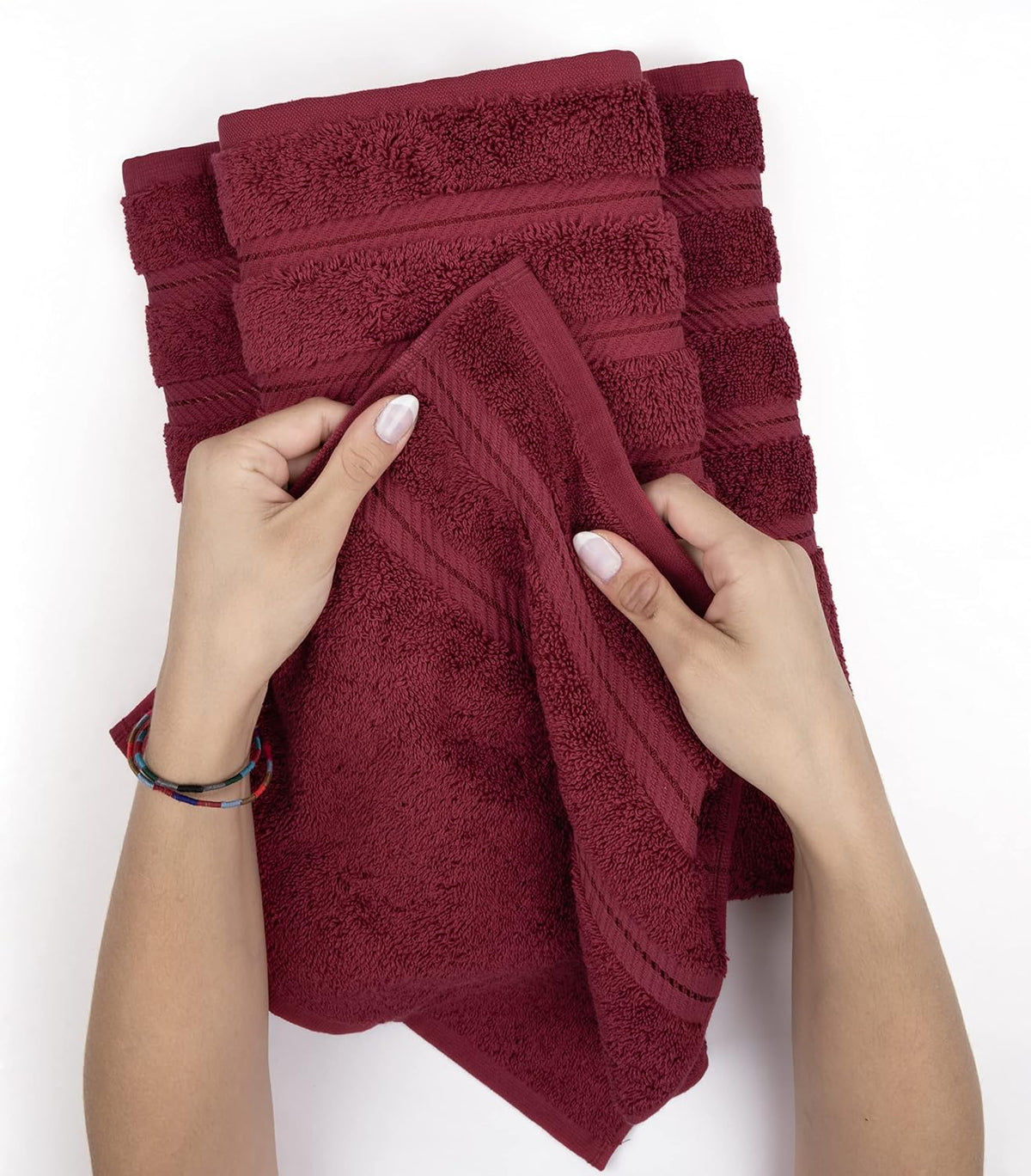100% Cotton Luxury Turkish Towels, 4 PC Bath Towel Set