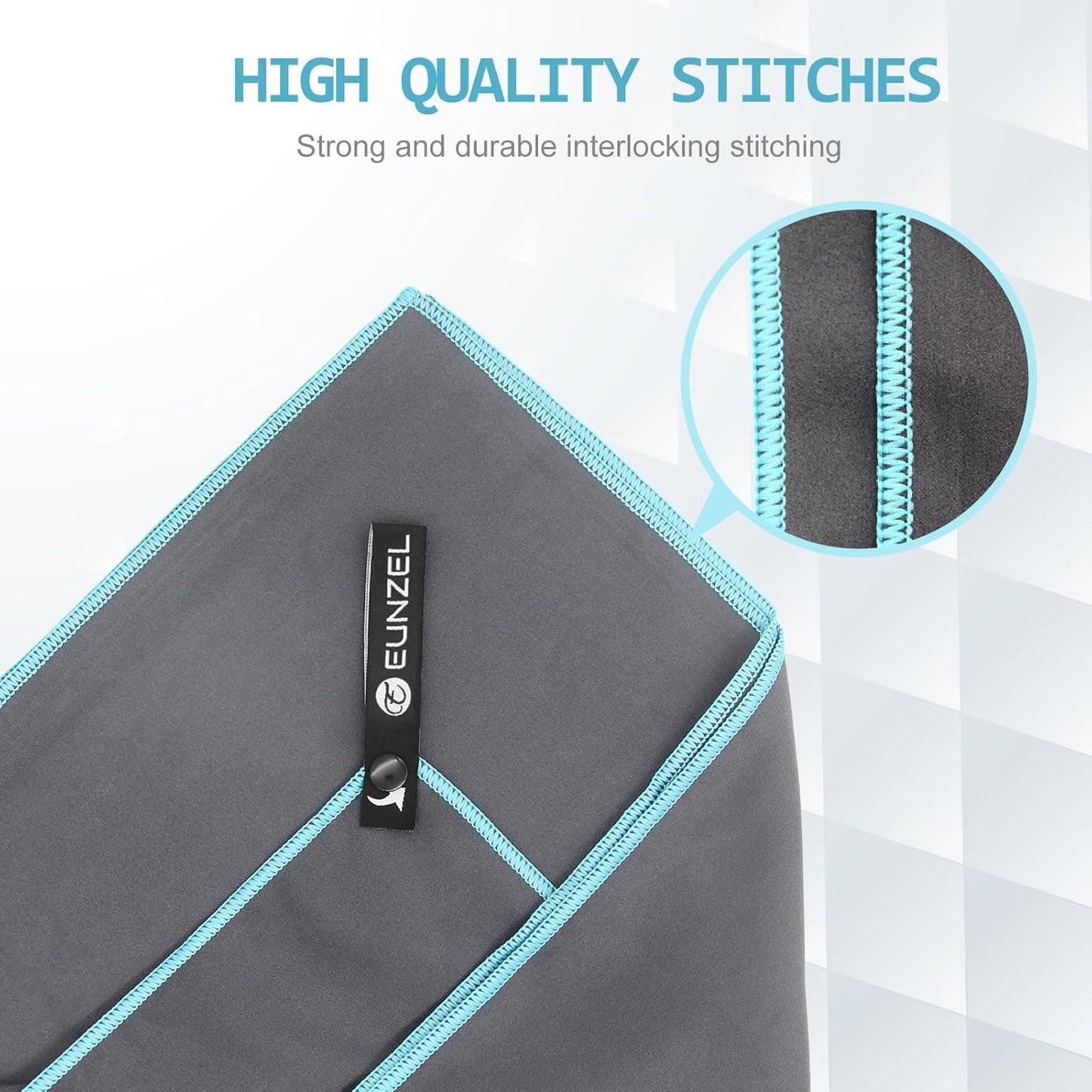 Quick Dry Camping Towel, Microfiber Travel Towel 3 Size at 1 Pack,Fast Drying Towel Set for Camping, Beach, Gym, Sports, Yoga & Swimming Pool, Army Green