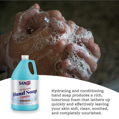 Antibacterial Foaming Hand Soap Refill - Advanced Formula with Aloe Vera and Moisturizers - All-Natural Moisturizing Hand Wash - Made in USA, Lavender, 1 Gallon