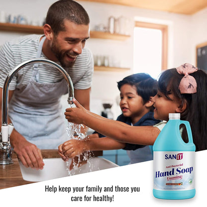 Antibacterial Foaming Hand Soap Refill - Advanced Formula with Aloe Vera and Moisturizers - All-Natural Moisturizing Hand Wash - Made in USA, Lavender, 1 Gallon
