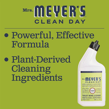 Clean Day Liquid Toilet Bowl Cleaner, Stain Removing, Lemon Verbena Scent, 24 oz