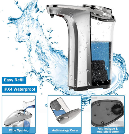 Automatic Soap Dispenser, 17oz Touchless Liquid Dish Soap Dispenser Kitchen