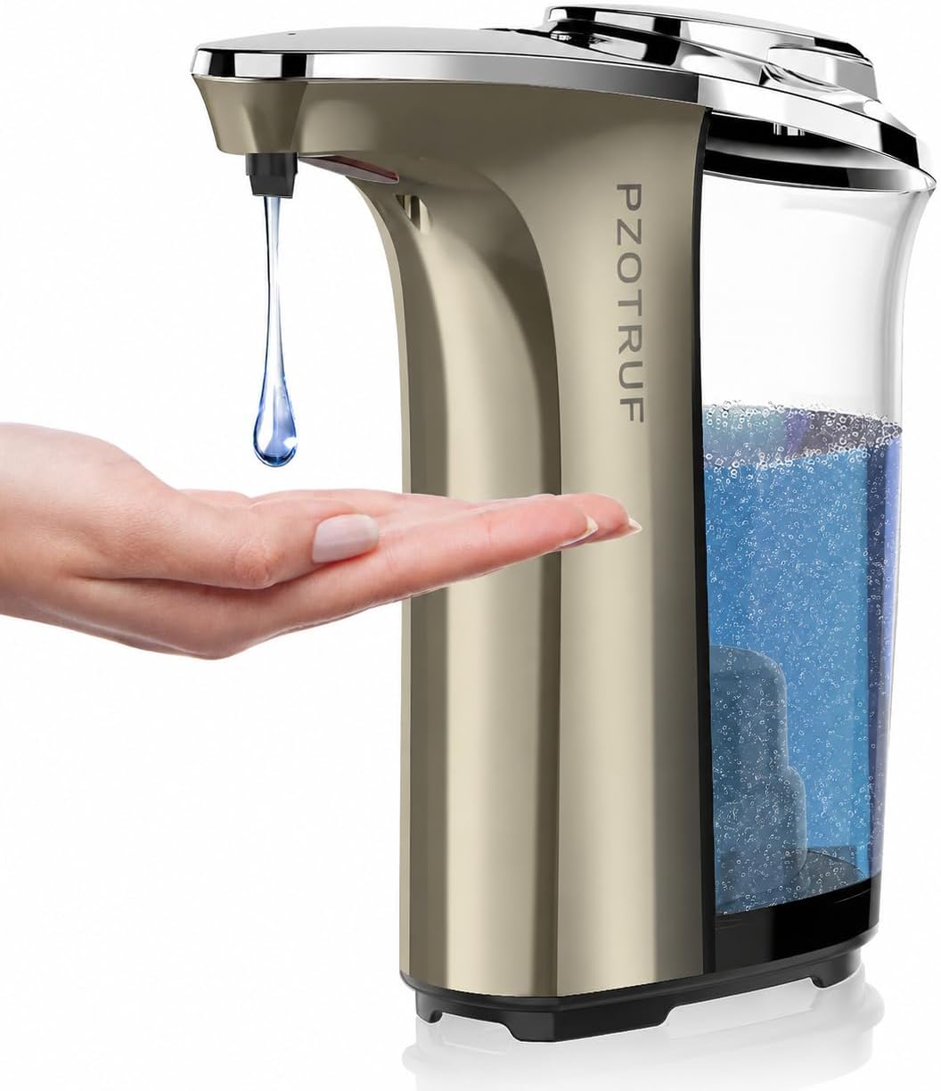 Automatic Soap Dispenser, 17oz Touchless Liquid Dish Soap Dispenser Kitchen