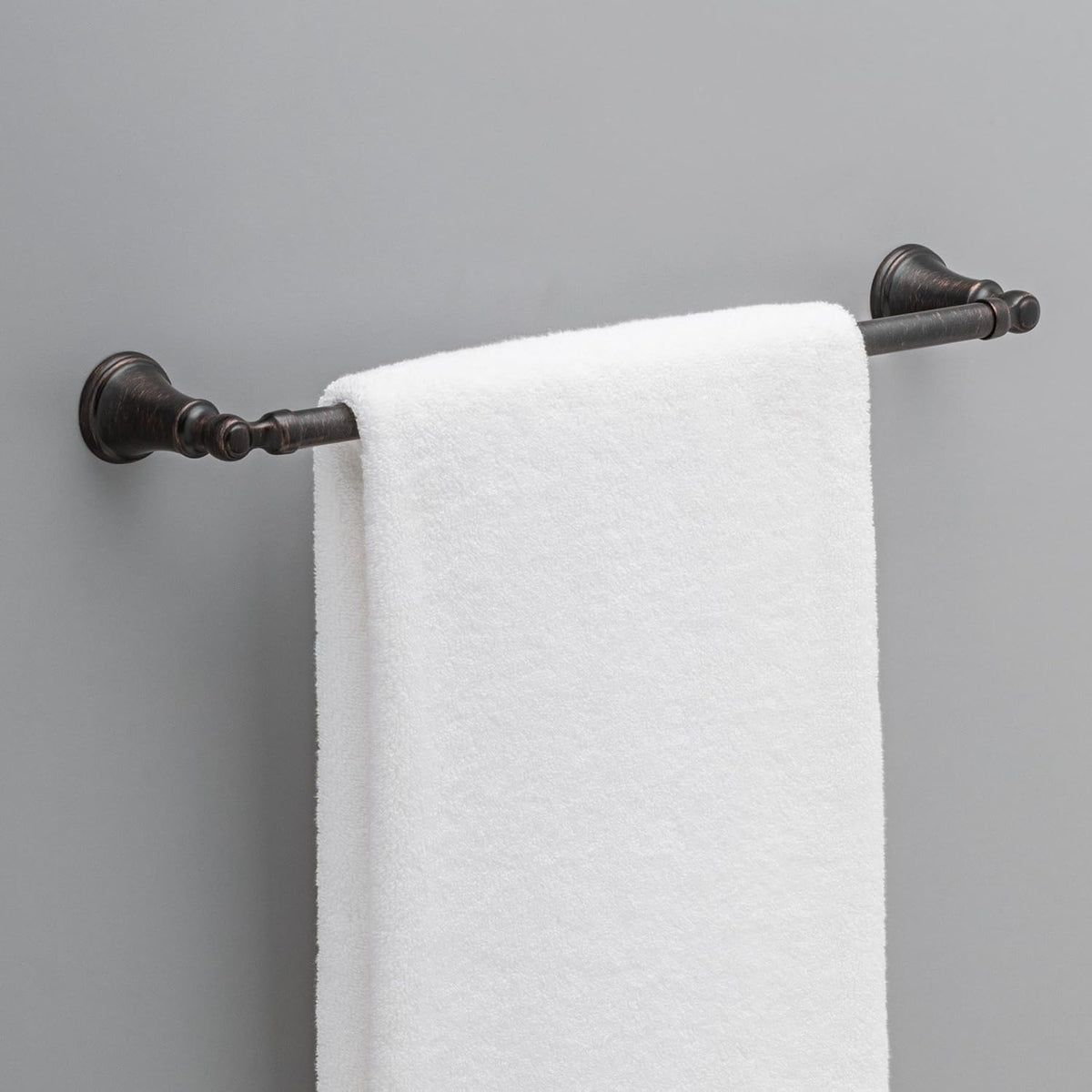 FAUCET 73224-SS Woodhurst 24 in. Wall Mount Towel Bar Bath Hardware Accessory in Stainless Steel