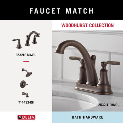 FAUCET 73224-SS Woodhurst 24 in. Wall Mount Towel Bar Bath Hardware Accessory in Stainless Steel